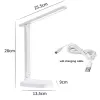 1pc Eye Protection Touch Dimmable LED Lamp Students Perfect Gift Bedroom Reading Light USB Rechargeable Folding Table Lamp