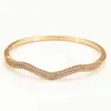 Bangle MxGxFam Zricon Bracciale per donna Gioielli di moda Placcato oro 18 K Nessuna allergia cutanea Senza nichel