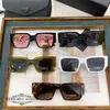 Fashion Pradd coola solglasögon Designer P Family Box Dark Glasses Women's Net Red Ins Samma stil Personlig herr SPR12Z