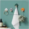 Crochets Rails Crochets 4Pcs Creative Shell Forme Tenture Murale Crochet Punch- Adhésif Fort Sans Soudure Collant Salle De Bain Cuisine Accessoires Dr Dh3Ab