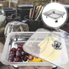 Dinnerware Sets Banquet Foods Service Square Pan Buffet Warmer Tray Lid Steel Detachable Fruit