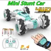 ElectricRC Car S-012 2.4GHz 4WD Mini RC Stunt Car Remote Control Watch Gesture Sensor Electric Toy RC Drift Car Rotation Gift for Kids Gift 231123