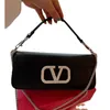 Womens Handbag Valentins Luxury Designer New Small Method Stick Single Shoulder Handheld Crossbody Underarm for Work Commuting Underarm with Diamond Embedding fo