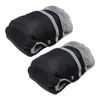 Stroller Parts Gloves Winter Mittens Hand Muffs With Reflective Strips Extended Waterproof Warm