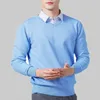 Mens Jackets Cashmere Warm Pullovers Sweater V Neck Knit Autumn Winter Fit Tops Male Wool Knitwear Jumpers Bottoming shirt Plus Size 231123