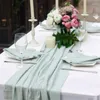 Table Napkin 8pcs Wedding Decoration Dinner Handmade Light Airy Feel Gauze Cotton Fabric Rustic Country Boho Party Decor