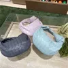 Borsa Donna Jodie Venetasbottegass Borse Designer Pig Luxury Goods Agent 22 Borsa a mano in vera pelle intrecciata a molla