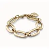 Perlé Top fit UNO DE 50 mode galvanoplastie 925 argent 14k or bracelet à breloques niche bijoux cadeau 230509