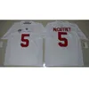 Gençlik 5 Christian McCaffrey Özel Koleji Stanford Formaları Beyaz Kırmızı Siyah Çocuk Erkek Boyut Amerikan Futbol Giyim Dikişli Jersey Karışım Siparişi