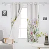 Vorhang Vorhänge Frühlingsblumen Farbige Felder Wohnzimmer Schlafzimmer Große Fenstervorhänge Balkon Outdoor Gazebo Hanging