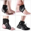Ankle Support 1Pcs Sport Compression Ank Support Brace Ank Stabilizer Tendon Pain Reli Strap Foot Sprain Injury Wraps Basketball Running Q231124