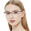 Sunglasses Frames Metal Glasses Frame Women Vintage Eyeglasses Prescription Eyewear Stylish Spring Hinges Optical Spectacle Eye OCCI CHIARI 231123
