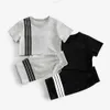 Clothing Sets Brand Children's Summer New Korean Version Short Sleeved T-shirt Pants Two-piece Order