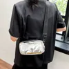 Torby wieczorowe marka kobiet laser iskro Crossbody Silver Shell Chic Małe torebki żeńskie Messenger na ramię