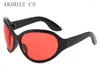 Des lunettes de soleil créatrices pour les femmes de la mode de la mode Y2K surdimension