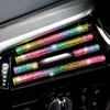 Diamond Car Air Conditioner Outlet Decorative Strips U Shape Clip Rhinestones Grille Sticker Auto Interiör Listers tillbehör