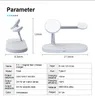 3 in 1 QI Wireless Charger For iPhone 15 14 13 12 Pro Max Magsafe Magnetic Fast Charging Station for Apple Watch Airpods Pro 2 3