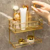 Hooks & Rails Bathroom Shelf Wall-mounted Free Punch Napkin Holder Metal Hollow Frame Desktop Storage Organization Hanging Rack OrganizerHoo