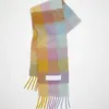 Designer AC Winter Schal mit Tag Dicke Warme Solide Cape Wraps Luxus Weibliche Pashmina Designer Marke Männer Schal Lange Quaste