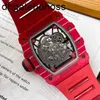 Richarmills Watch Swiss Mechanical Watches Richar Mill RM3502 Red Devil Ntpt Mens Fashion Sports Machinery Machinery FRJ