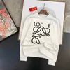 Erkek Hoodies Sweatshirts Designer Luxury Loes Klasik Sonbahar Spor Süveteri Gençlik Erkekler Baskı Mektubu Gevşek Yuvarlak Üst Moda HDWZ