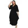 Robes de taille plus 4xl robe maxi femmes