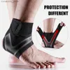 Ankle Support 1Pcs Sport Compression Ank Support Brace Ank Stabilizer Tendon Pain Reli Strap Foot Sprain Injury Wraps Basketball Running Q231124