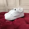 2023 TOP Kwaliteitsontwerper Dunks hardloopschoenen mode zwart wit lederen platform schoenen buiten sporttrainers ademende sneakers