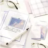 Gift Wrap Pcs Paper Envelopes Set Watercolor Letter Writing Decorative Supplies School Stationary Gife Cardgift Drop Delivery Home Gar Dh8W9