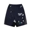 Nieuwe 2023 Galerijen Dept Mens Shorts modeontwerper broek Zweetpant Speckled Speckled Men's Women's Loose Casual Short Short 50 Style Grootte S-XL