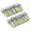 電球10PCS 3W 5W G4 LED SMD3014 24 48 64LEDS 240V 220V 4スポットライトランプライトダウンライトウォーム/クールホワイトレッド