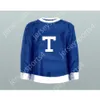 MAGLIA DA HOCKEY BLU 4 TORONTO ARENAS personalizzata NUOVA cucitura superiore S-M-L-XL-XXL-3XL-4XL-5XL-6XL