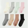 Chaussettes athlétiques printemps femmes Dot Silicone Yoga Crew coréen japon pur coton anti-dérapant Pilates