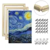Decorative Objects Figurines 70x100 60x90 Wood Bars Frame for Canvas Paintings Large Size Po Kit DIY Diamond Painting Wall Picture 231123