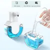 Badtillbehör Set 430 ml Automatisk tvåldispenser Touchless Hand Sanitizer Bottle Infraröd sensor Väggmonterade badrumstillbehör 231124