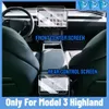 New For Tesla Model 3 Highland 2024 Touch Screen Protector 15 Inch Center Control Screen Film Tempered Glass Navigation Protection