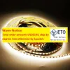 Super Narrow 5mm Larghezza 12V 2835 LED Strip Light Nastro flessibile Stringa di nastro IP20 Non impermeabile 120LED / m Illuminazione per armadio da cucina Ultra