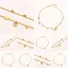 Anhänger Halsketten 18 Karat Gold überzogene Luxus-Designer-Halsketten-Edelstahl-Halsband-Ketten-Aussage Fashion Womens Jewelry Acc Dh7Tf