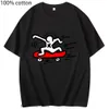 Dames T-shirt K-keith H-haring T-shirts voor tienermeisjes 100% katoen Korte mouw Tees Anime Kawaii Cartoon T-shirt Manga Mannen/dames Mode Shirt