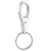 Schlüsselanhänger IJK0036 Benutzerdefinierter tragbarer kompakter Schlüsselanhänger aus Edelstahl 316L Made in China