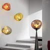 Wall Lamps Interior Led Lava Light Nordic Postmodern Glass Lights Lamp For Living Room Hallway Bedroom Decoration