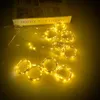 Décorations de Noël Joyeux LED Fairy String Rideau Lights Garland Décor pour la maison Cristmas Ornements Navidad Année 2024 231123
