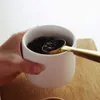 Tanque de armazenamento de cerâmica garrafa de armazenamento de café selado com tampa de madeira de pico de moda de contêiner de chá de chá de chá organizador de grãos