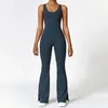 Ensembles actifs ensemble de gymnastique femmes combinaison de Yoga Lycra vêtements de Sport femme tenue de Sport salopette de Fitness vêtements de Sport entraînement femmes rouge marron