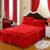 Bed rokbed bedekking dikke bed rok met kussensloop niet-slip sprei luxury sprei bed spreads bed spread bed rok king size 230424