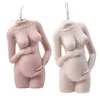 New Slanted Shoulder Pregnant Woman Body Candle Mold Woman Aromatherapy Candle Making Kit Soap Mold Resin Molds Clay Mold H1222263F