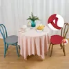 Kudde 38 cm rund stol sittplats för fast färg tie-on kuddar trädgård kök matsal avtagbar bistro cirkulär
