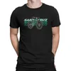 Męskie koszulki Tshirt Santa Bike Cruz Green Charakteryjna koszula graficzny Hipster streetwear