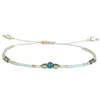 Strand KELITCH Green Color Women's String Bracelets Seed Beads Friendship Beach Rainbow Miyuki