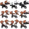 Baby Twins Strollers Tow Vacuum Tire Stroller Portable Buggy Multi States to Adjust Double Seats Special Car suit soft high-end